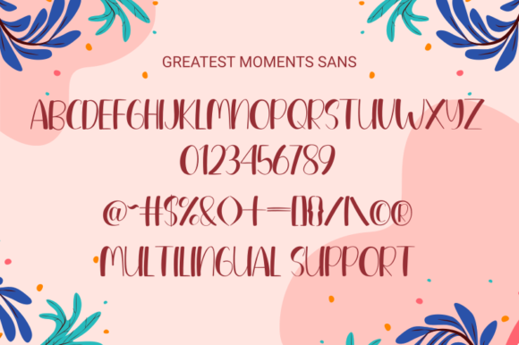 Greatest Moments Font Poster 9