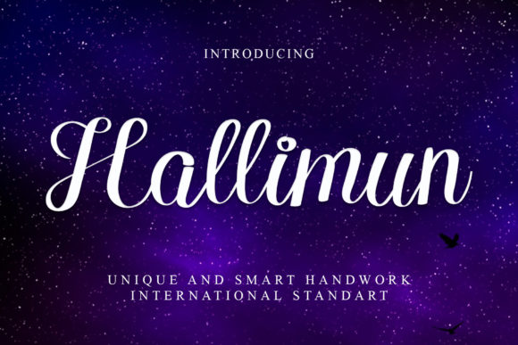 Hallimun Font Poster 1