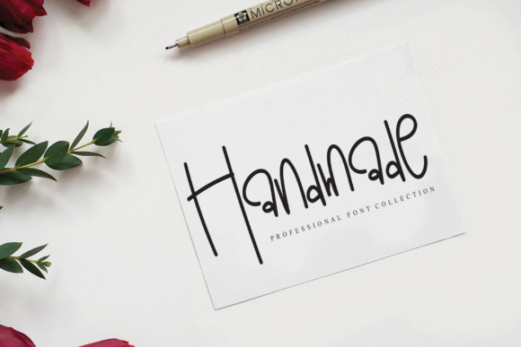 Handwriting Minimalist Font Poster 3