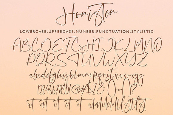 Hanisten Font Poster 10