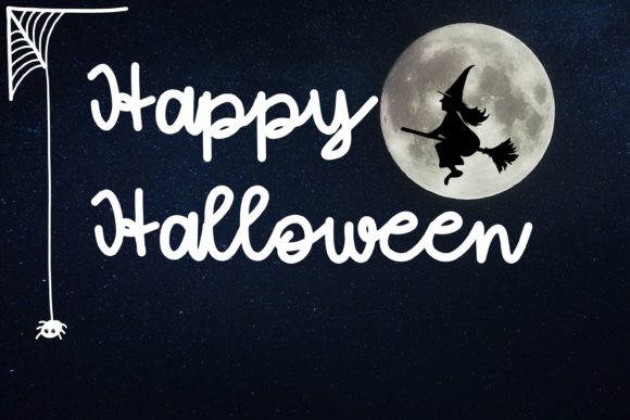 Happy Halloween Font Poster 1