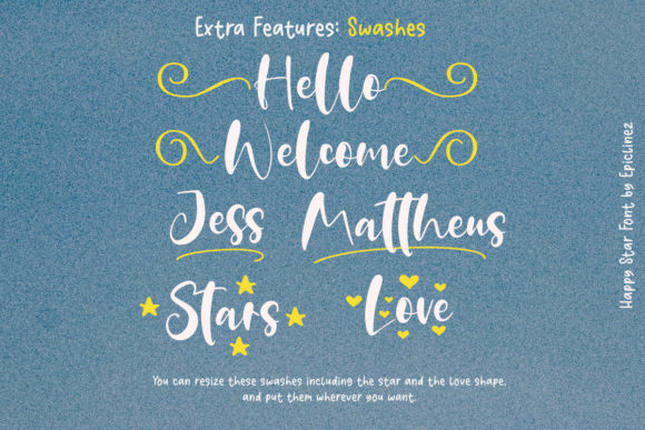 Happy Star Font Poster 6