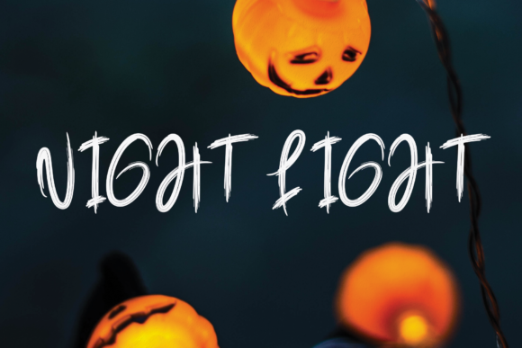 Haunted Pumpkin Font Poster 3