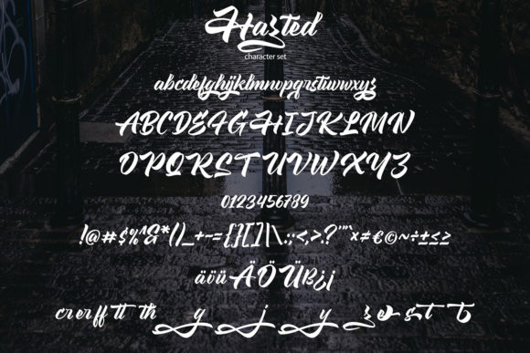 Hazted Font Poster 5