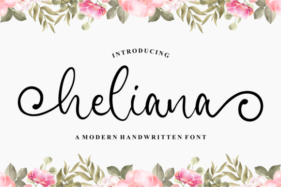 Heliana Font Poster 1