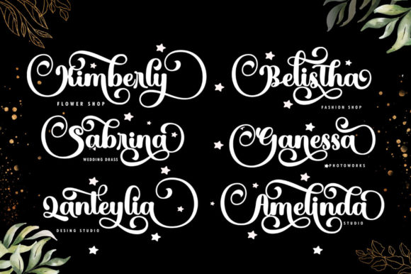 Hello Cantika Script Font Poster 3