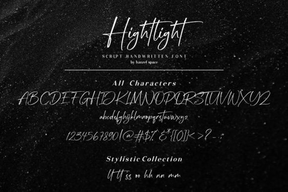 Hightlight Font Poster 8