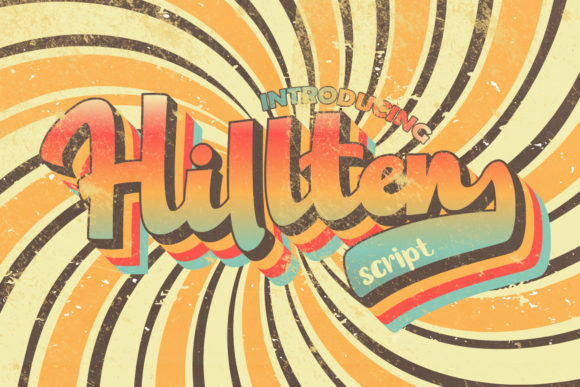 Hillten Font Poster 1