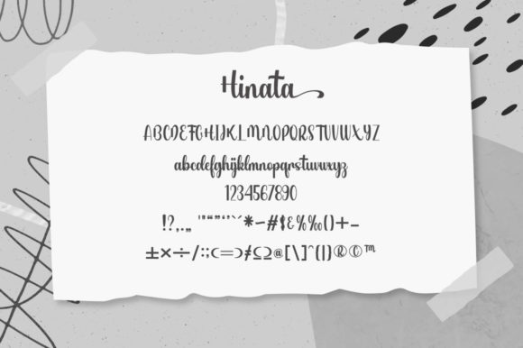 Hinata Font Poster 5