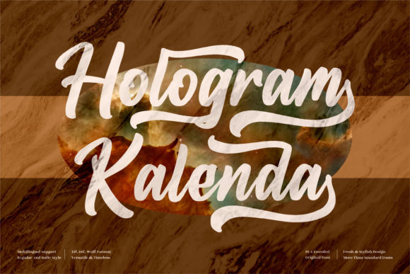 Hologram Kalenda Font