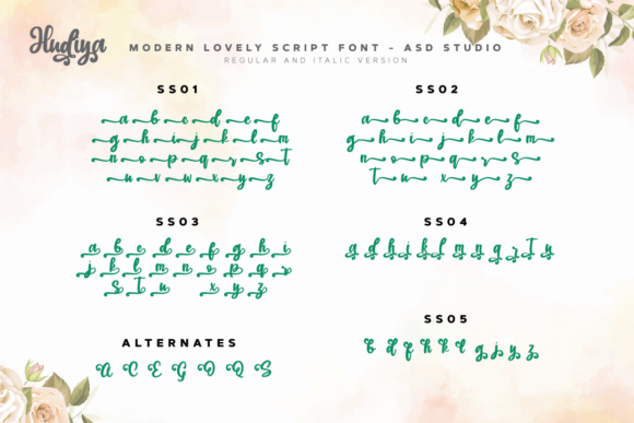 Hudiya Font Poster 10