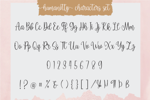 Humanitty Font Poster 6