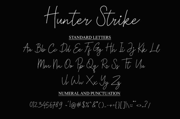 Hunter Strike Font Poster 4