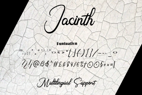 Jacinth Font Poster 10