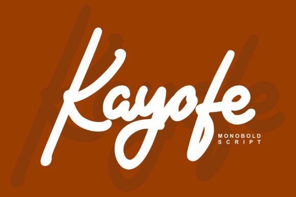 Kayofe Font