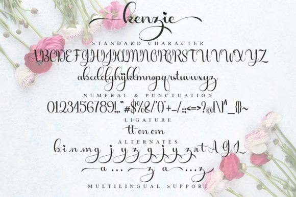 Kenzie Font Poster 8