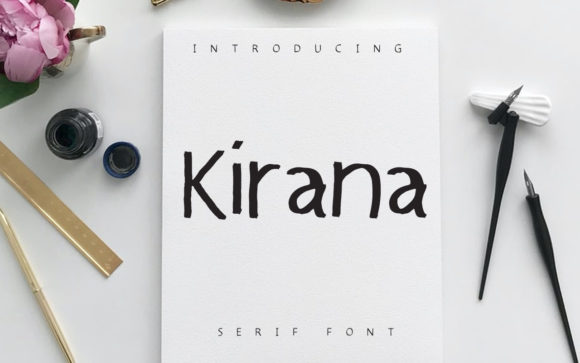 Kirana Font Poster 3