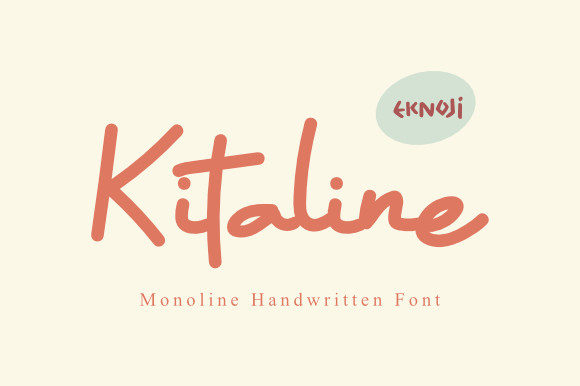 Kitaline Font Poster 1