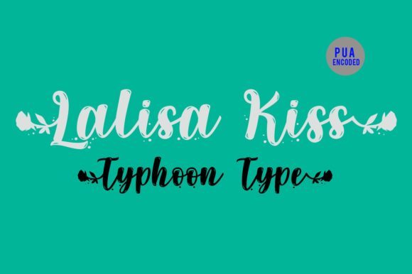 Lalisa Kiss Font Poster 2