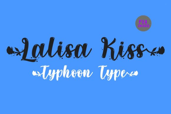Lalisa Kiss Font Poster 3