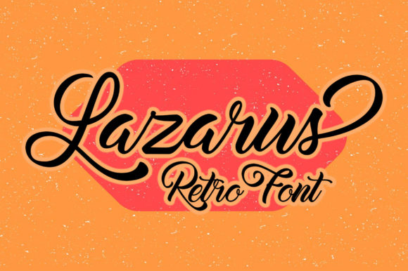 Lazarus Font Poster 1