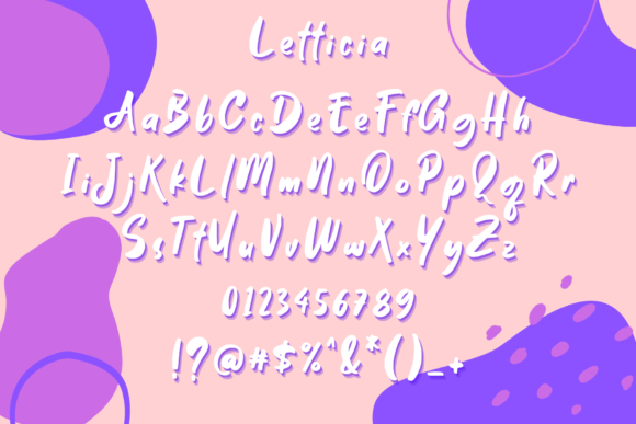 Letticia Font Poster 9