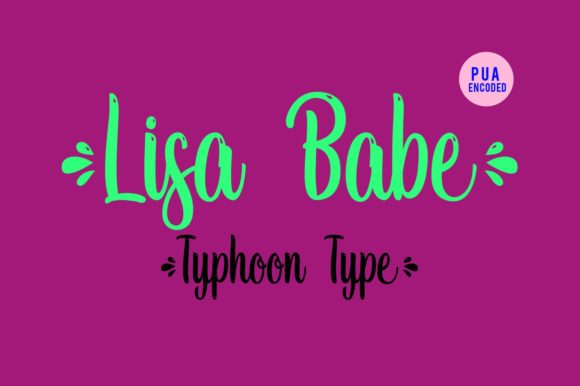 Lisa Babe Font Poster 2