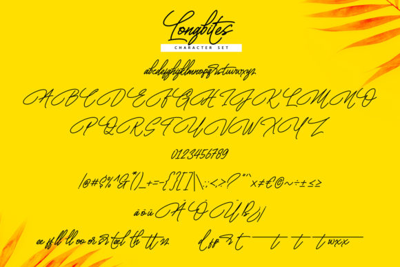 Longbites Font Poster 6