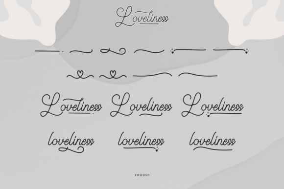 Loveliness Font Poster 8
