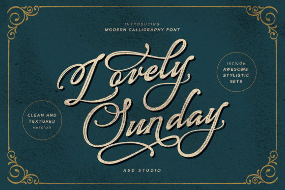 Lovely Sunday Font Poster 1