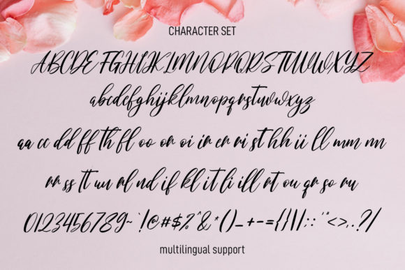 Lovesmilly Feminine Font Poster 9