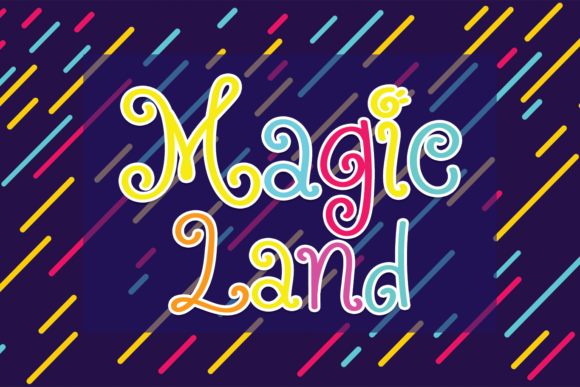 Magic Land Font Poster 2