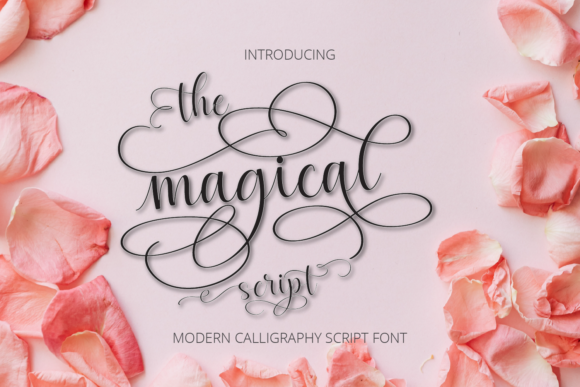 Magical Script Font Poster 1