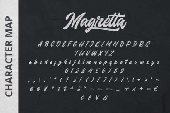 Magretta Font Poster 8