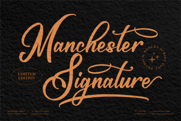 Manchester Signature Font