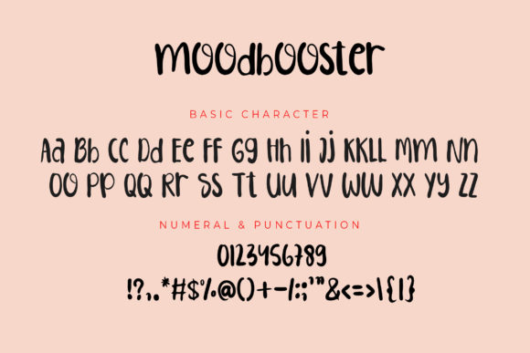 Moodbooster Font Poster 5