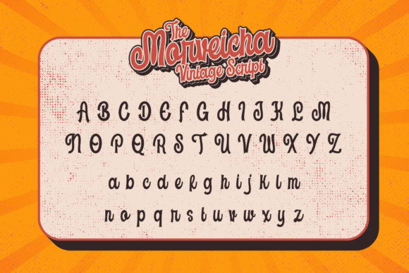 Morveicha Font Poster 7