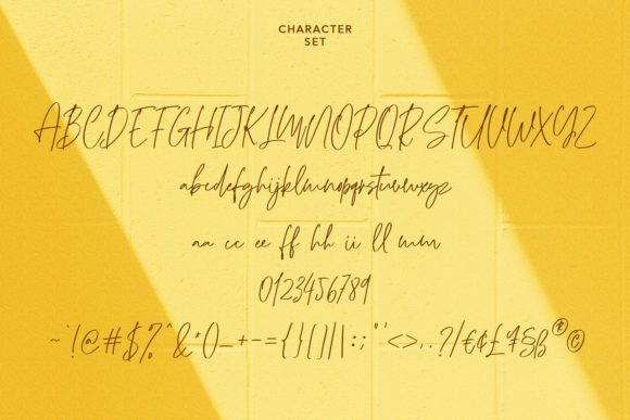 Mustardmoster Script Font Poster 8