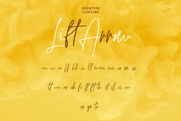 Mustardmoster Script Font Poster 9