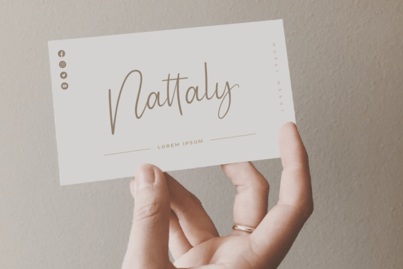 Nettally Font Poster 7