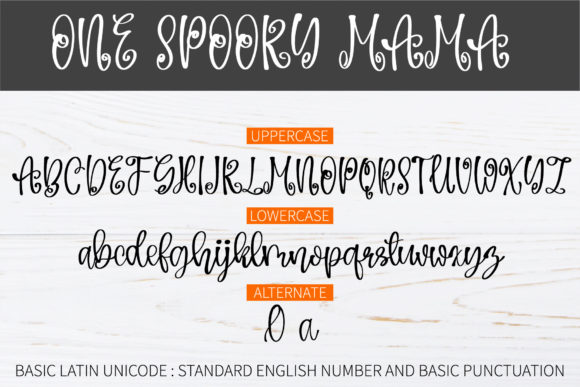 One Spooky Mama Font Poster 13
