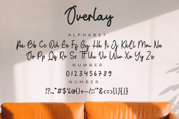 Overlay Font Poster 5