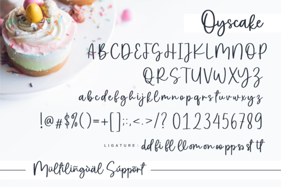 Oyscake Font Poster 11