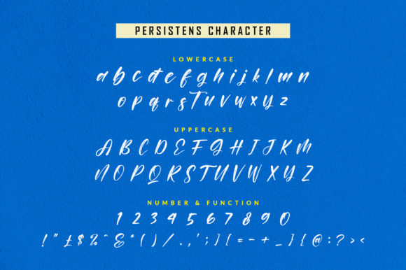 Persitent Font Poster 8