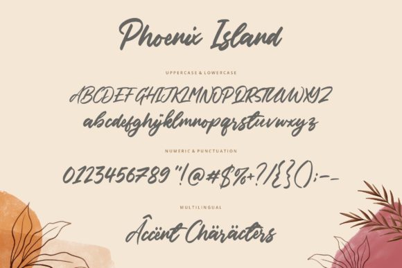 Phoenix Island Font Poster 6