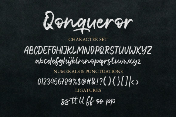 Qonqueror Font Poster 6