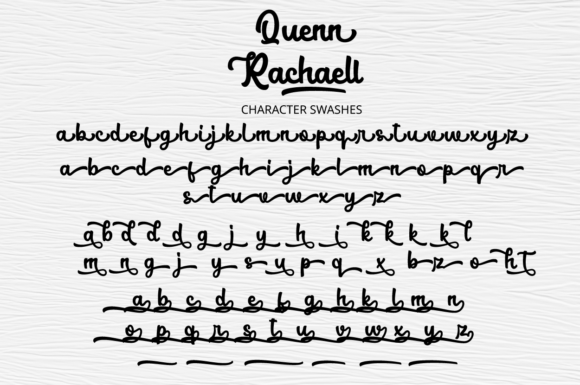 Quenn Rachaell Font Poster 9