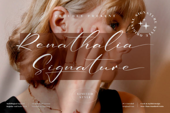 Renathalia Signature Font