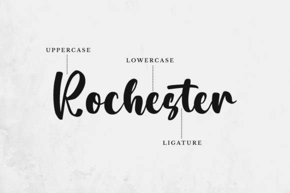 Rochester Font Poster 9