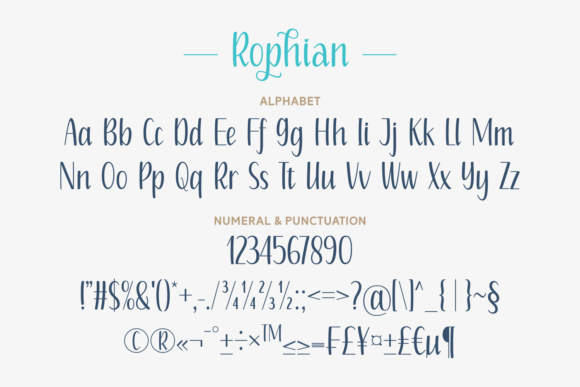 Rophian Font Poster 5